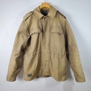 Vintage Stussy Gear Long Zipper & Button Ups Jacket Size M